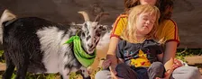 Family Goat Yoga