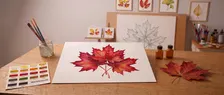 Watercolor Fall Leaf Workshop