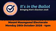 It's in the Ballot - Mount Maunganui Electorate - IN Studio
