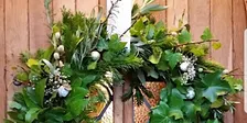 Gardening Lady Christmas Wreath Making Workshop 4