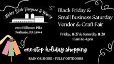 Black Friday and Saturday Vendor + Craft Fair at Bishop Estate