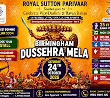 Vijayadashmi Utsav - Birmingham Dussehra Mela 2026