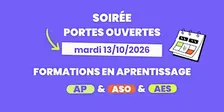 Soirée Portes Ouvertes | 13.10.2026