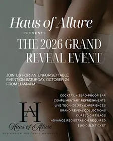 Haus of Allure Presents: The 2026 Grand Reveal Event