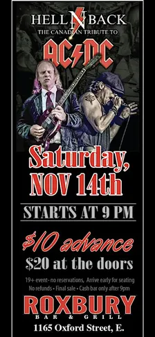 HELL N BACK - AC/DC tribute