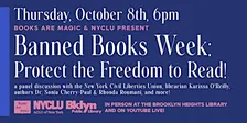 Offsite: Banned Books Week Panel: Protect the Freedom to Read!