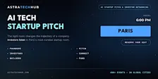 AI Startup Pitch & Investor Networking I Paris