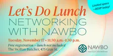 Let's Do Lunch: Networking with NAWBO