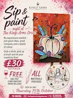 Pumpkin Sip&Paint at The Kings Arms Orsett