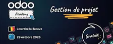 Odoo Academy Gestion de Projet - Louvain-la-Neuve