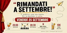 Serata di Improvvisazione teatrale: "Rimandati a settembre!"