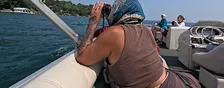 Birdwatching on a Boat w/a Canal & River History