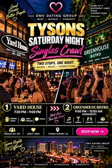 Saturday Night Tyson's Corner Bar Crawl