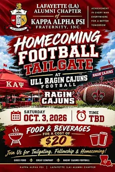 Kappa Tailgate - ULL Homecoming 2026