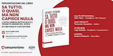 Presentazione del libro: "Sa tutto,  o quasi,  ma non  capisce nulla"