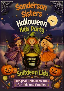Lido Kids Halloween Party with the Sanderson Sisters
