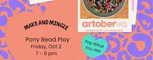 Make & Mingle 90's Retro Craft: Pony Beads | Artober PWYW Craft Series