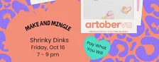 Make & Mingle 90's Retro Craft: Shrinky Dinks | Artober PWYW Craft Series