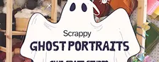 Scrappy Ghost Portraits | Artober PWYW Craft Series