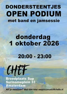 Dondersteentjes Open Podium met jamsessie