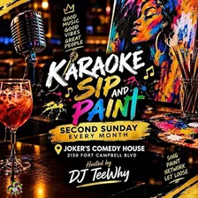 "Karaoke" Paint and Sip