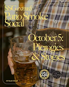 Patio Smoke Social: Pierogies and Stogies
