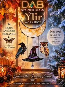 Stained Glass Ylir Workshop @ Moon and Moth Mercantile