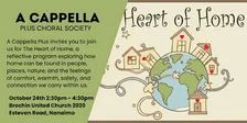The Heart of Home by A CAPPELLA PLUS CHORAL SOCIETY