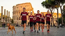Rome RunningTour From the Heart of Monti distr. to the Colosseum Terrace