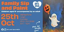 Family Sip and Paint Event at G&TeaTime, Leigh