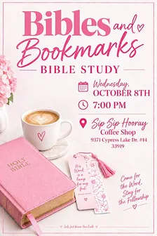 Bibles and Bookmarks Bible Study