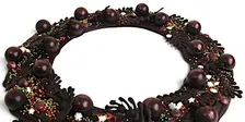 Chocolate Wreath Making workshop - a Christmas wreath with a difference