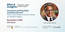 Bites & Insights: Canada Is Aging and Diversifying — The Future of Healthy