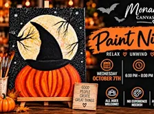 Spooky Pumpkin Paint Night- Acadien Club, Gardner MA, $35pp