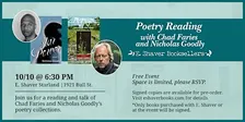 Poetry Reading with Chad Faries and Nicholas Goodly