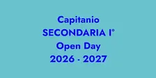 Scuola S.B. Capitanio / Open Day SECONDARIA I GRADO 2026 - 2027