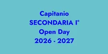 Scuola S.B. Capitanio / Open Day SECONDARIA I GRADO 2026 - 2027