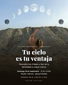 Taller gratuito para Mujeres: Tu Ciclo es tu ventaja