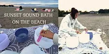 A Beachy Sunset Sound Bath Experience