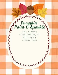 Pumpkin Paint & Sparkle