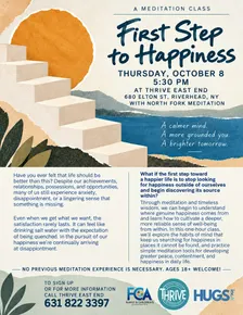 First Step to Happiness | A Meditation Class