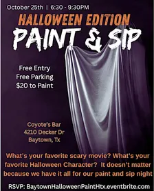 Coyote's Bar Paint Night: Halloween Edition