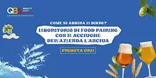 Laboratorio di food pairing con le Acciughe dell'Azienda L'Anciua