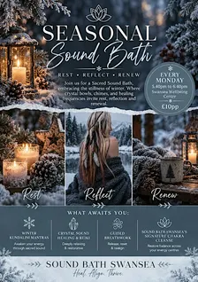 Winter Sound Bath at Swansea Wellbeing