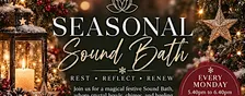 Festive Sound Bath at Swansea Wellbeing Centre