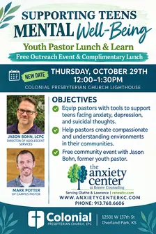 Supporting Teens Mental Well-Being: Free Lunch Event for Youth Pastors