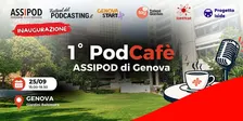 Inaugurazione 1° PodCafè a Genova