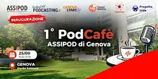 Inaugurazione 1° PodCafè a Genova