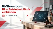 KI-Showroom: KI  in Betriebsabläufe einbinden
