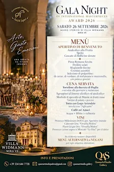 Gala Night Masterpiece Award 2026-Mostra e Cena di Gala